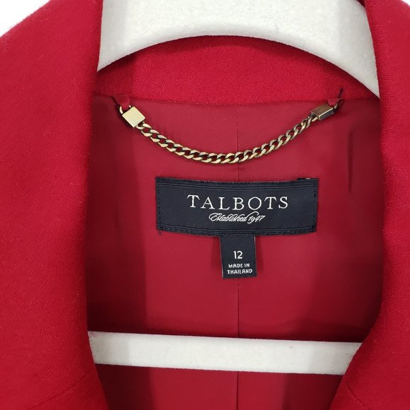 Talbots Red Blazer - Picture 2 of 8